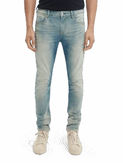 Scotch & Soda Skim Super-Slim Jeans - Golden Blauw