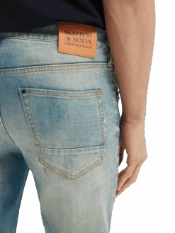 Scotch & Soda Skim Super-Slim Jeans - Golden Blauw -Scotch & Soda 165388 Golden 20Blauw NHD DTL1