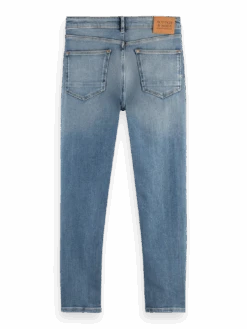 Scotch & Soda Skim Skinny Fit Jeans | Breathing Blue -Scotch & Soda 165593 Breathing 20Blue BCK