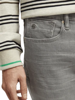 Scotch & Soda Ralston Slim Fit Jeans | Grey Stone -Scotch & Soda 165602 Grey 20Stone NHD DTL2