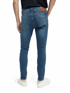 Scotch & Soda Skim Skinny Jeans | Classic Blue -Scotch & Soda 165606 Classic 20Blue NHD BCK