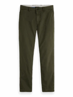 Scotch & Soda The Stuart Regular Slim Fit Organic Cotton Chino 16 Scotch & Soda The Stuart Regular Slim Fit Organic Cotton Chino -Scotch & Soda 165614 Military FNT