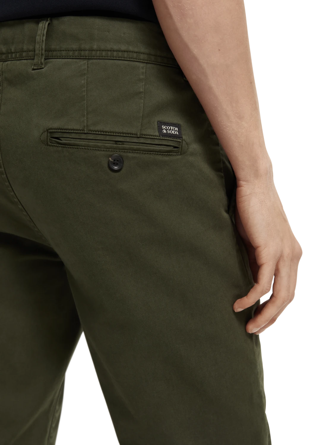 Scotch & Soda The Stuart Regular Slim Fit Organic Cotton Chino 6 Scotch & Soda The Stuart Regular Slim Fit Organic Cotton Chino - Image 4