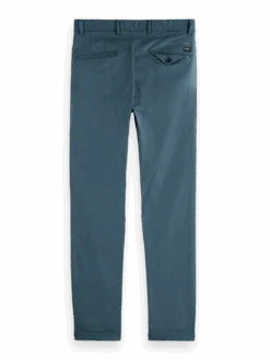 Scotch & Soda Stuart Slim Fit Chino -Scotch & Soda 165614 Steel BCK