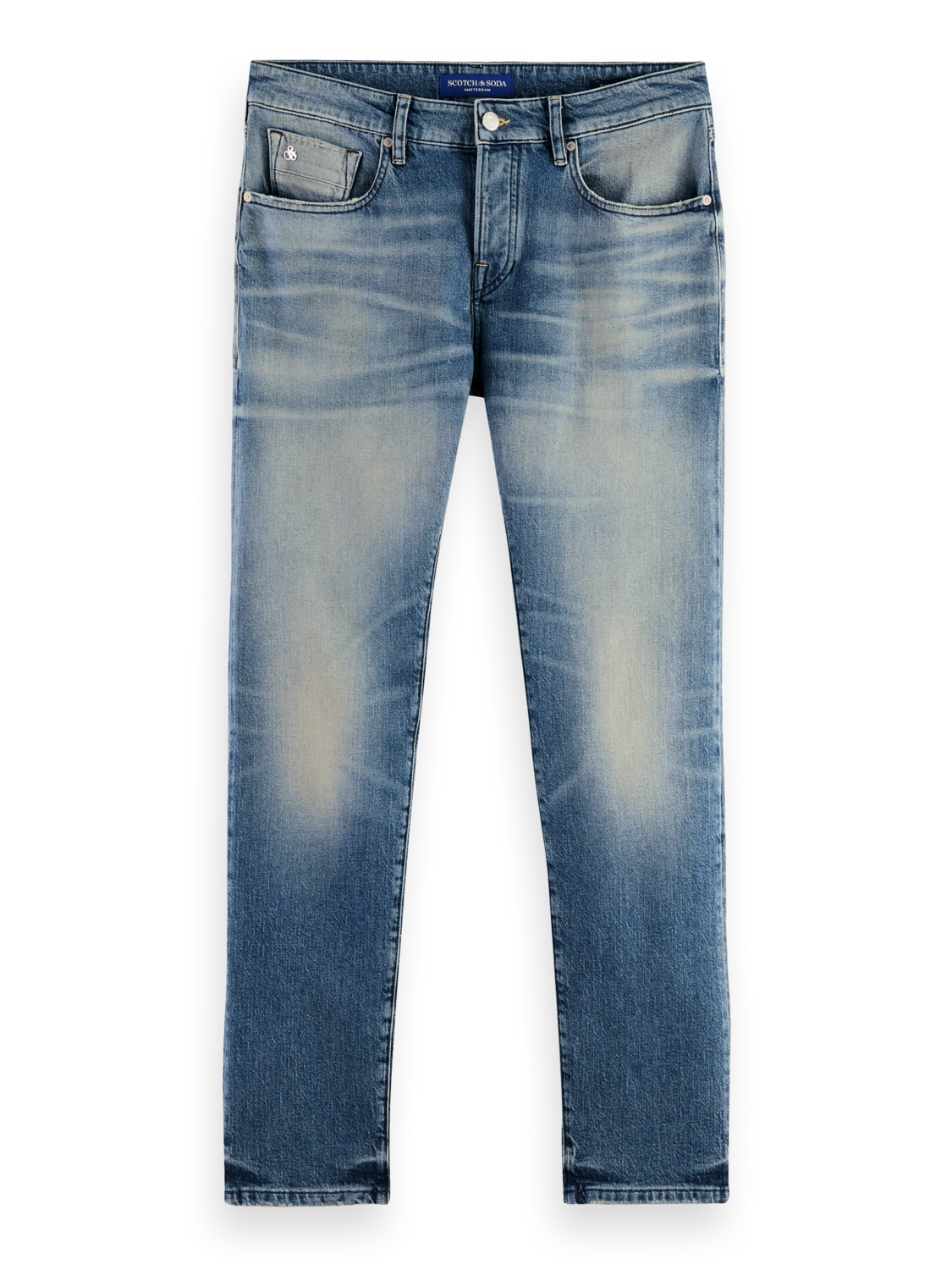 Scotch & Soda Ralston Regular-Slim Jeans - Super Blue 7 Scotch & Soda Ralston Regular-Slim Jeans - Super Blue - Image 5