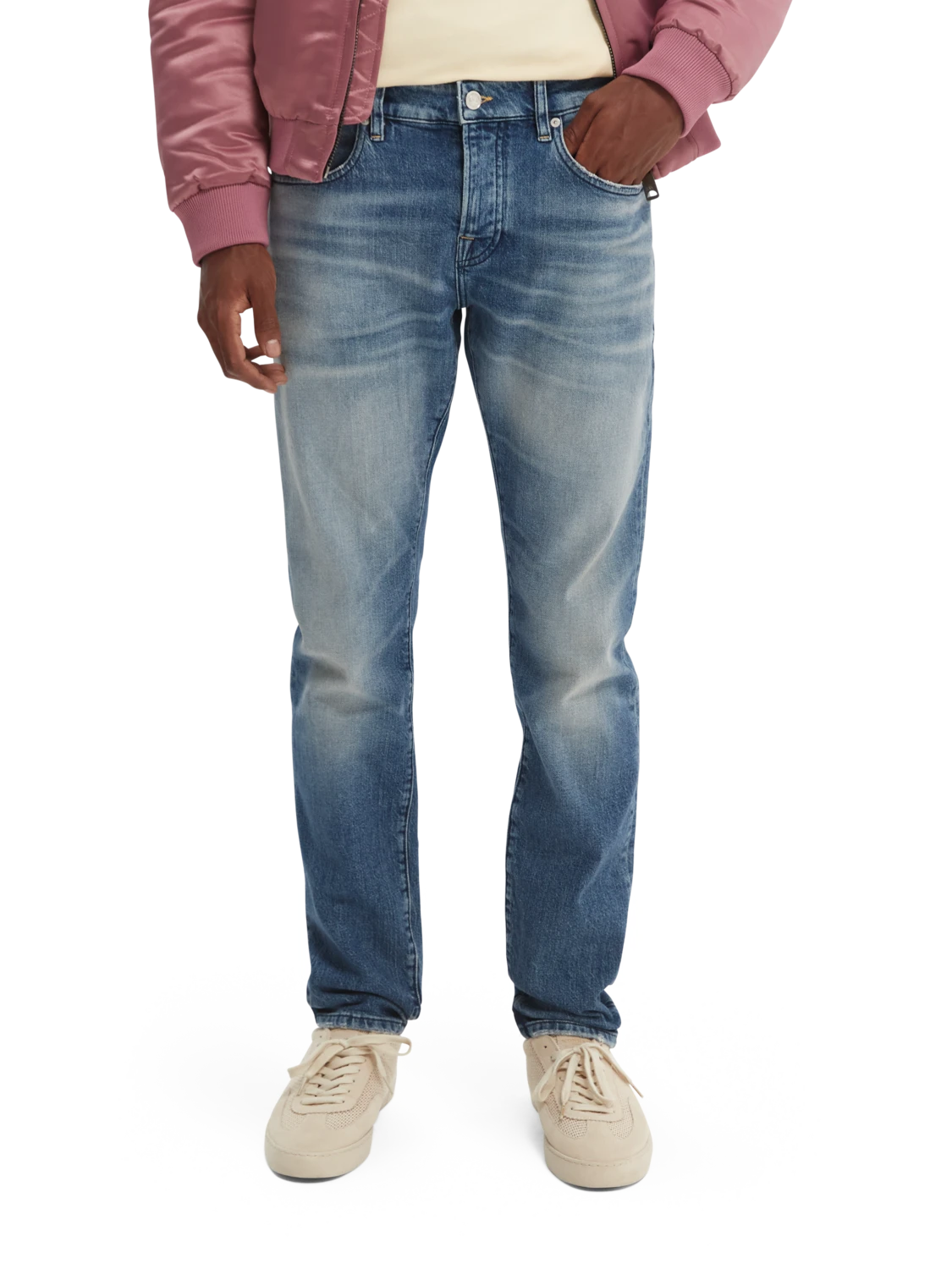 Scotch & Soda Ralston Regular-Slim Jeans - Super Blue 3 Scotch & Soda Ralston Regular-Slim Jeans - Super Blue