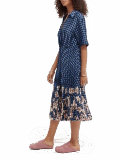 Scotch & Soda Printed Midi Shirt Dress -Scotch & Soda 165789 Combo 20E NHD SDE