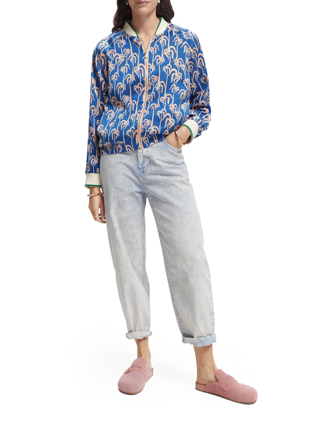 Scotch & Soda Printed Reversible Bomber 6 Scotch & Soda Printed Reversible Bomber - Image 4