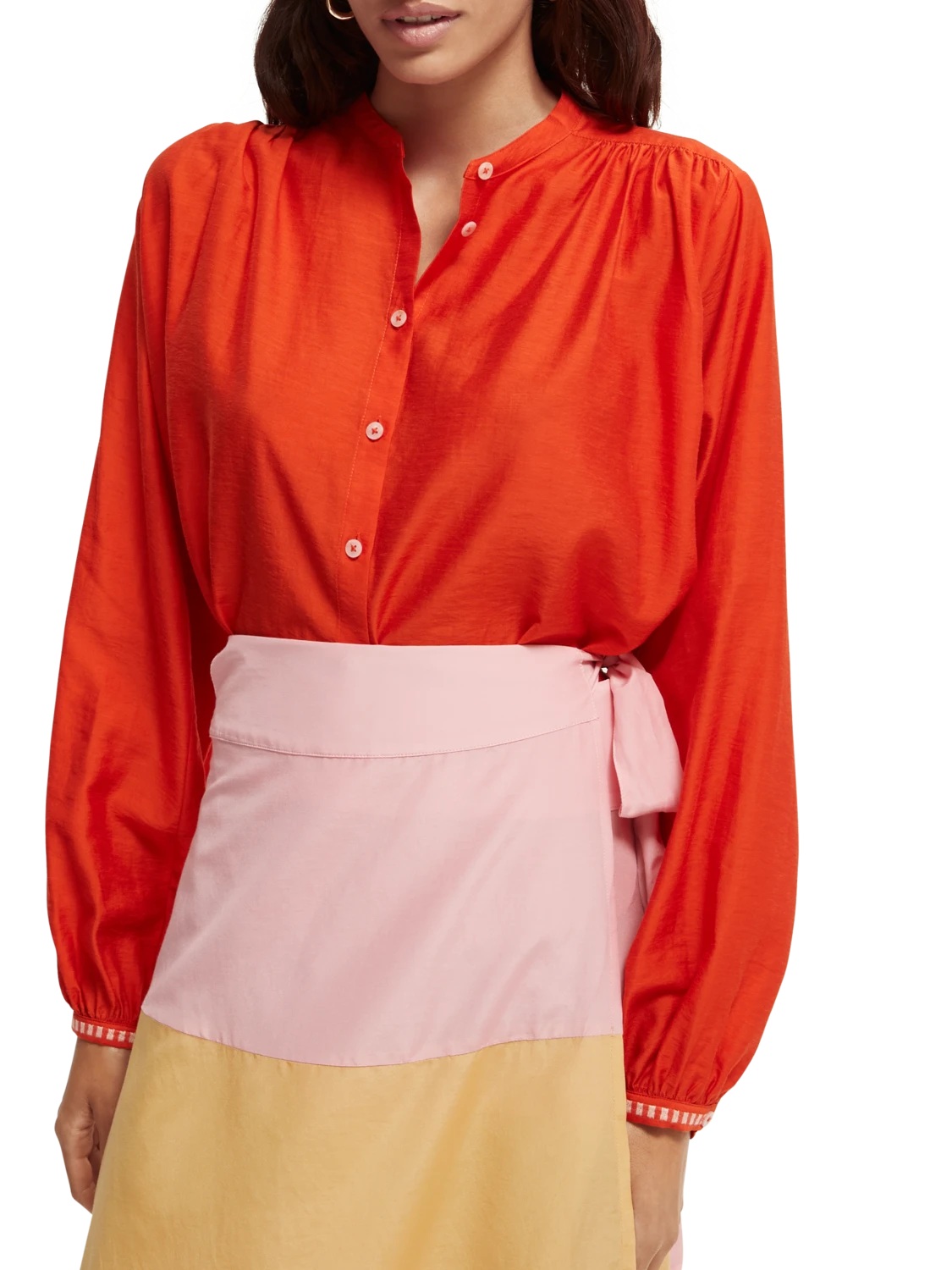 Scotch & Soda Loose-Fit Embroidered Shirt 3 Scotch & Soda Loose-Fit Embroidered Shirt