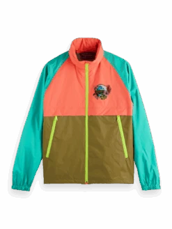 Scotch & Soda Colour-Block Water-Repellent Parka Jacket -Scotch & Soda 165874 Combo 20A DTL