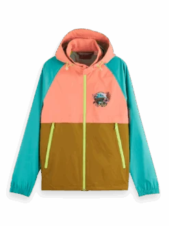 Scotch & Soda Colour-Block Water-Repellent Parka Jacket -Scotch & Soda 165874 Combo 20A FNT