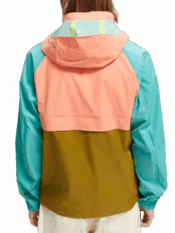 Scotch & Soda Colour-Block Water-Repellent Parka Jacket -Scotch & Soda 165874 Combo 20A NHD BCK