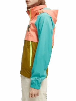 Scotch & Soda Colour-Block Water-Repellent Parka Jacket -Scotch & Soda 165874 Combo 20A NHD SDE