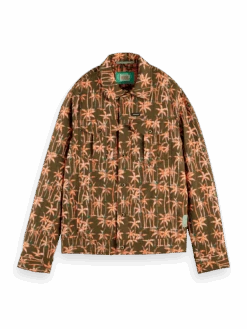 Scotch & Soda Lightweight Organic Jacquard Trucker Jacket -Scotch & Soda 165879 Combo 20A FNT