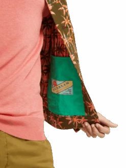 Scotch & Soda Lightweight Organic Jacquard Trucker Jacket -Scotch & Soda 165879 Combo 20A NHD DTL2