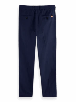 Scotch & Soda Blake Pleated Slim-Fit Chino 17 Scotch & Soda Blake Pleated Slim-Fit Chino -Scotch & Soda 165920 Navy BCK