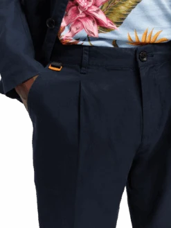 Scotch & Soda Blake Pleated Slim-Fit Chino 19 Scotch & Soda Blake Pleated Slim-Fit Chino -Scotch & Soda 165920 Navy NHD DTL2