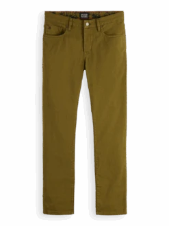 Scotch & Soda Ralston Garment-Dyed Regular Slim Fit Trousers 16 Scotch & Soda Ralston Garment-Dyed Regular Slim Fit Trousers -Scotch & Soda 165929 Lizard FNT