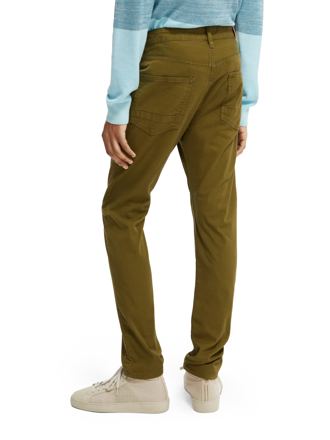 Scotch & Soda Ralston Garment-Dyed Regular Slim Fit Trousers 5 Scotch & Soda Ralston Garment-Dyed Regular Slim Fit Trousers - Image 3