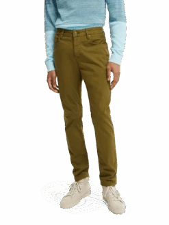 Scotch & Soda Ralston Garment-Dyed Regular Slim Fit Trousers