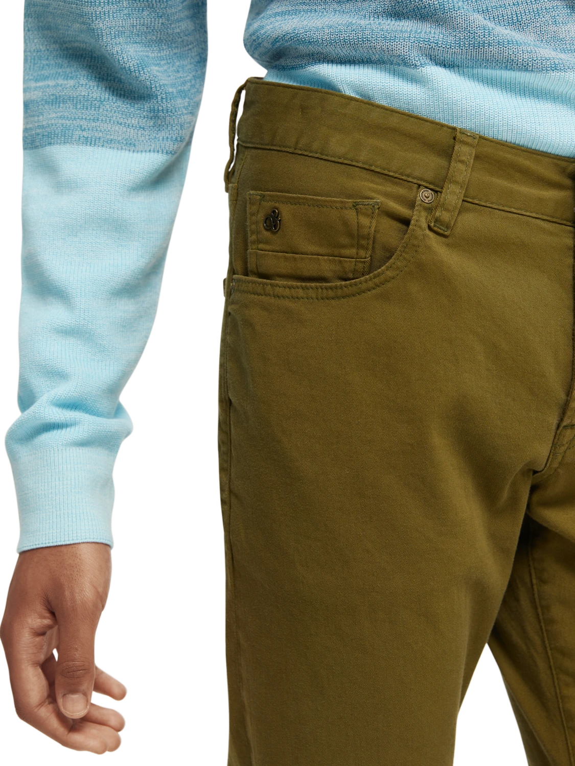 Scotch & Soda Ralston Garment-Dyed Regular Slim Fit Trousers 6 Scotch & Soda Ralston Garment-Dyed Regular Slim Fit Trousers - Image 4