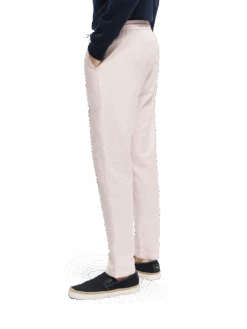 Scotch & Soda Warren Regular Straight-Fit Linen-Blend Jogger -Scotch & Soda 165932 Candy 20Melange NHD SDE