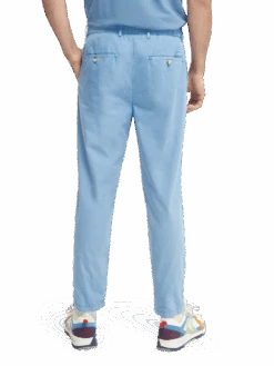 Scotch & Soda Fave Garment-Dyed Organic Chino 13 Scotch & Soda Fave Garment-Dyed Organic Chino -Scotch & Soda 165935 Blue NHD BCK