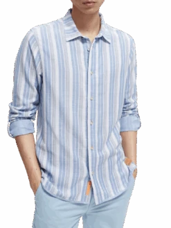 Scotch & Soda Regular-Fit Bonded Shirt