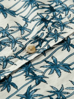 Scotch & Soda Slim-Fit Printed Poplin Shirt -Scotch & Soda 166008 Combo 20D DTL6