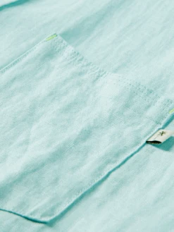Scotch & Soda Regular-Fit Linen Shirt 17 Scotch & Soda Regular-Fit Linen Shirt -Scotch & Soda 166011 Seafoam DTL6