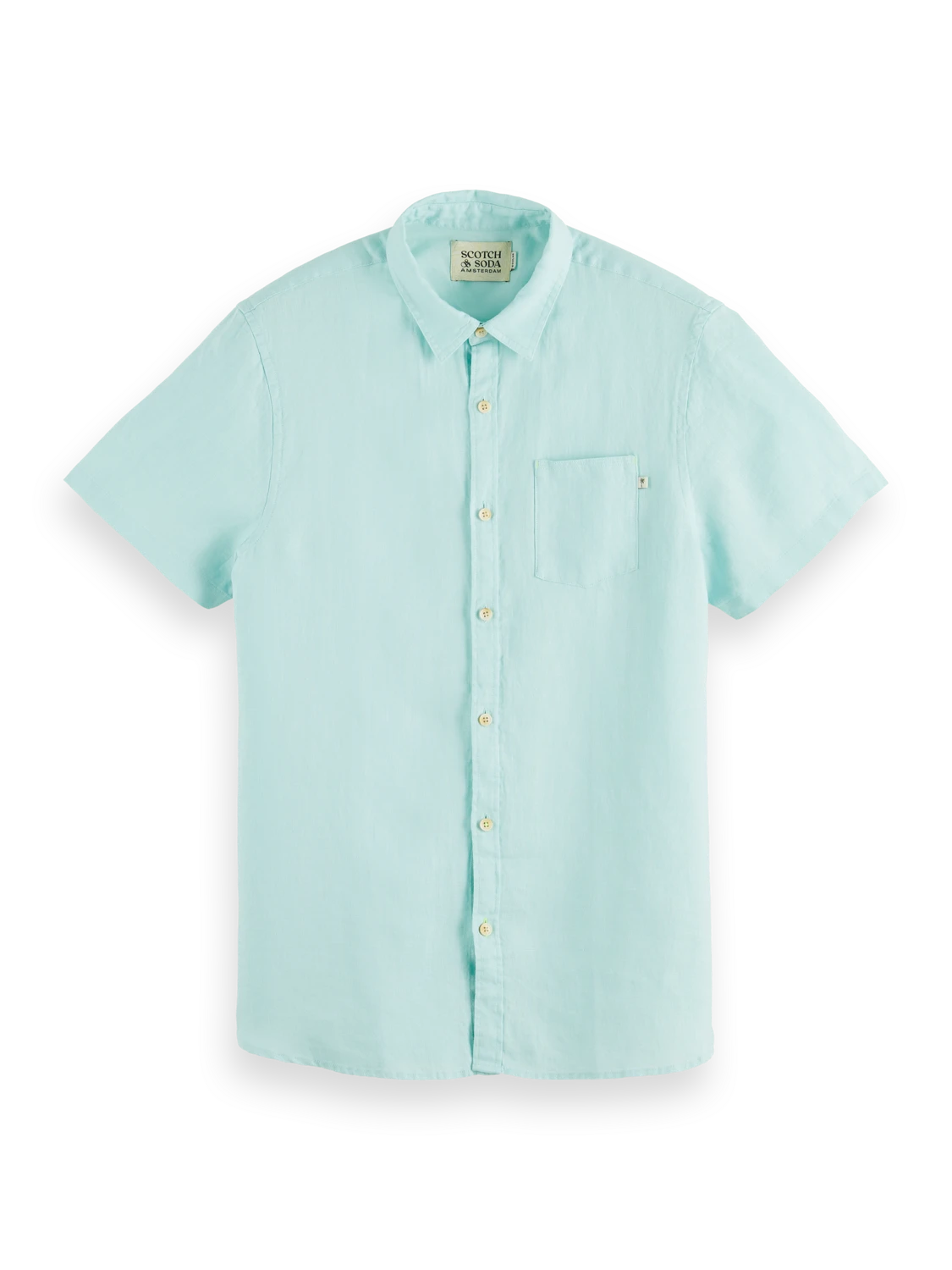 Scotch & Soda Regular-Fit Linen Shirt 7 Scotch & Soda Regular-Fit Linen Shirt - Image 5