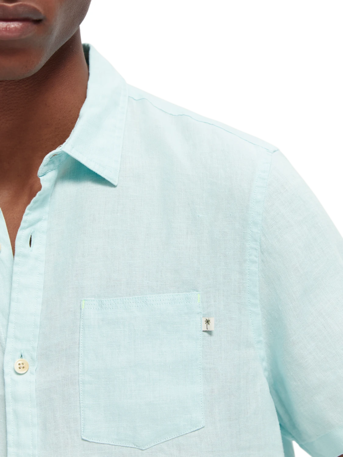 Scotch & Soda Regular-Fit Linen Shirt 6 Scotch & Soda Regular-Fit Linen Shirt - Image 4