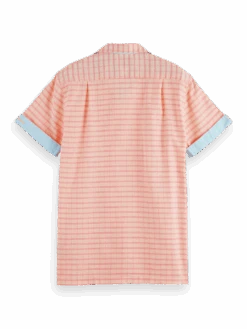 Scotch & Soda Lightweight Structured Organic Cotton Shirt -Scotch & Soda 166013 Combo 20B BCK