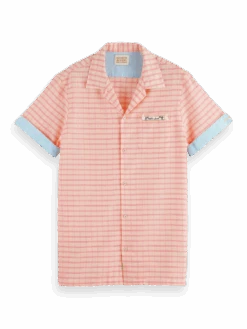 Scotch & Soda Lightweight Structured Organic Cotton Shirt -Scotch & Soda 166013 Combo 20B FNT