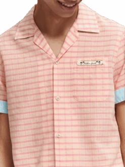 Scotch & Soda Lightweight Structured Organic Cotton Shirt -Scotch & Soda 166013 Combo 20B NHD DTL1