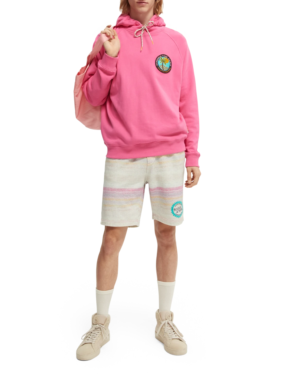 Scotch & Soda Relaxed-Fit Organic Felpa Hoodie 4 Scotch & Soda Relaxed-Fit Organic Felpa Hoodie - Image 2