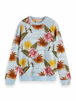 Scotch & Soda Printed Organic Felpa Sweatshirt -Scotch & Soda 166027 Combo 20A FNT