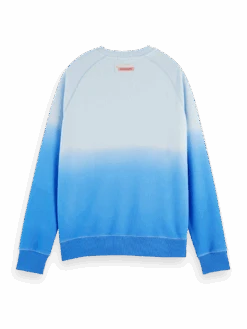 Scotch & Soda Relaxed-Fit Graphic Sweatshirt -Scotch & Soda 166044 Washed 20Blue BCK