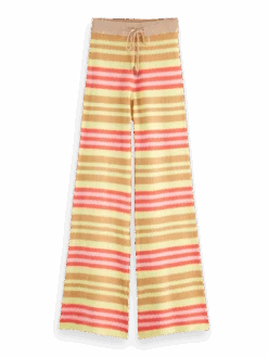 Scotch & Soda High-Rise Knitted Flare Trousers -Scotch & Soda 166146 Combo 20V FNT