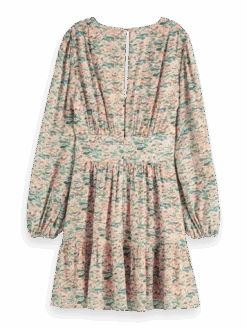 Scotch & Soda Printed Short-Length Dress 15 Scotch & Soda Printed Short-Length Dress -Scotch & Soda 166276 Combo 20I BCK