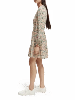 Scotch & Soda Printed Short-Length Dress 18 Scotch & Soda Printed Short-Length Dress -Scotch & Soda 166276 Combo 20I NHD SDE