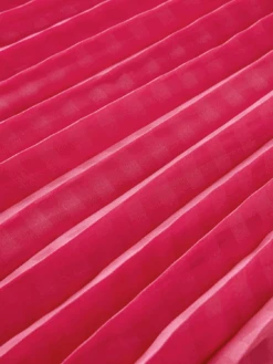 Scotch & Soda Checked Midi Dress With Pleats -Scotch & Soda 166281 Paradise 20Pink DTL6