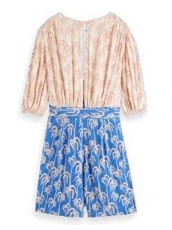 Scotch & Soda Printed All-In-One Jumpsuit 17 Scotch & Soda Printed All-In-One Jumpsuit -Scotch & Soda 166282 Combo 20C BCK