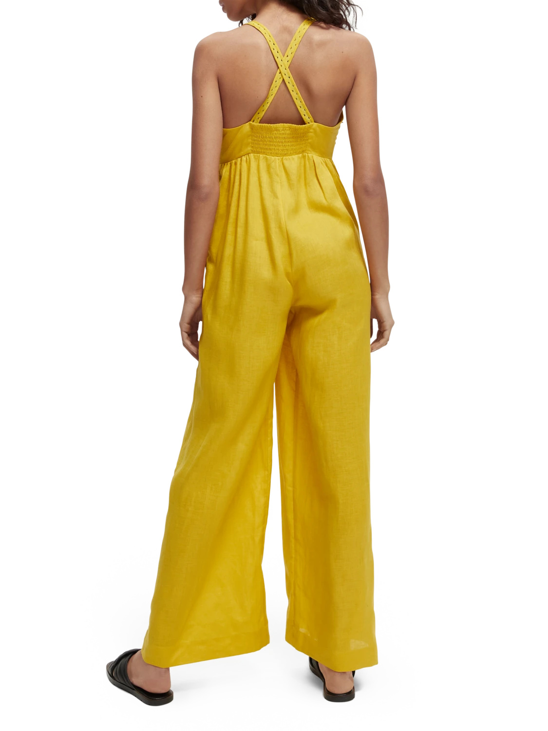 Scotch & Soda Knotted Linen Jumpsuit 5 Scotch & Soda Knotted Linen Jumpsuit - Image 3