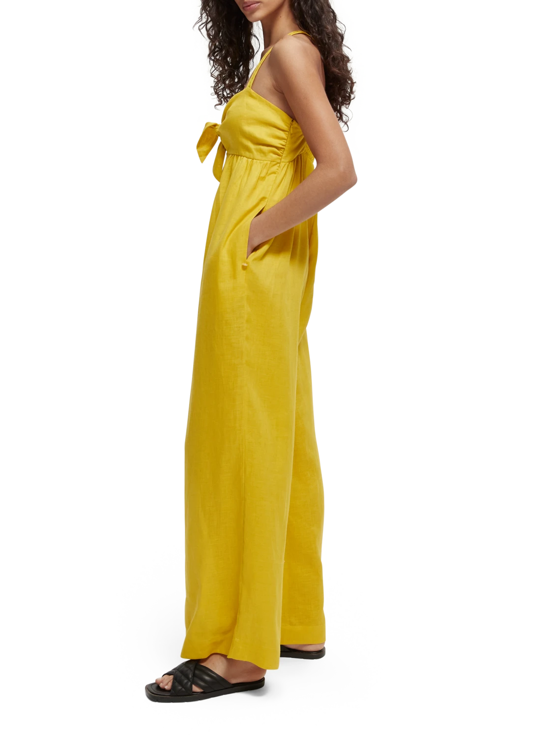 Scotch & Soda Knotted Linen Jumpsuit 10 Scotch & Soda Knotted Linen Jumpsuit - Image 8