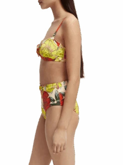 Scotch & Soda Printed Bandeau Bikini Top -Scotch & Soda 166295 Combo 20J NHD SDE