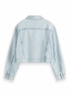 Scotch & Soda Customised Organic Denim Jacket — Beach Treat 17 Scotch & Soda Customised Organic Denim Jacket — Beach Treat -Scotch & Soda 166341 Beach 20Treat BCK