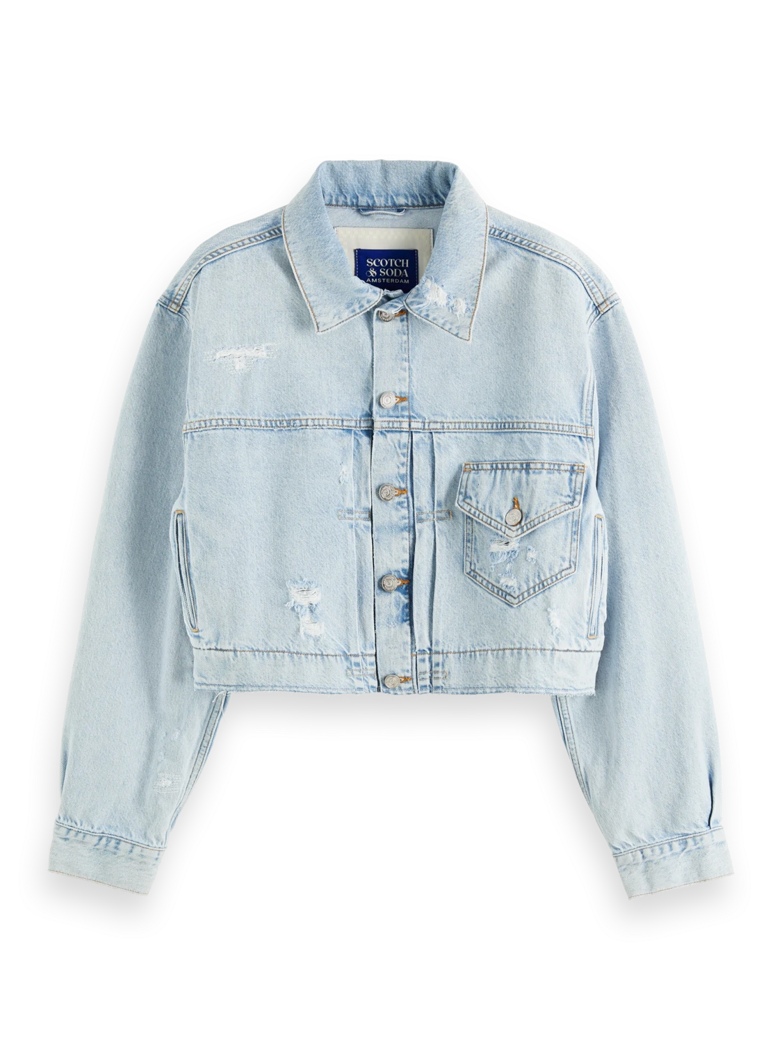 Scotch & Soda Customised Organic Denim Jacket — Beach Treat 7 Scotch & Soda Customised Organic Denim Jacket — Beach Treat - Image 5