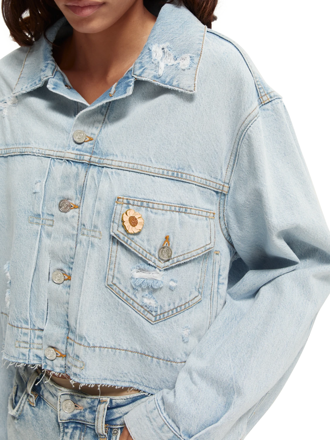 Scotch & Soda Customised Organic Denim Jacket — Beach Treat 11 Scotch & Soda Customised Organic Denim Jacket — Beach Treat - Image 9