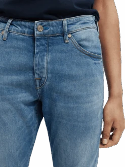 Scotch & Soda The Singel Slim Tapered-Fit Jeans 21 Scotch & Soda The Singel Slim Tapered-Fit Jeans -Scotch & Soda 166355 Salty 20Water NHD DTL2